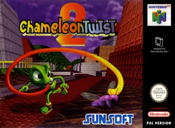 Chameleon Twist 2 (Europe) box cover front